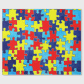 Autism Awareness-Puzzle door Shirley Taylor Cadeaupapier (Vlak)