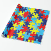 Autism Awareness-Puzzle door Shirley Taylor Cadeaupapier (Uitgerold)