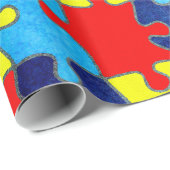 Autism Awareness-Puzzle door Shirley Taylor Cadeaupapier (Rol Hoek)