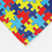 Autism Awareness-Puzzle door Shirley Taylor Fleece Deken (Hoek)