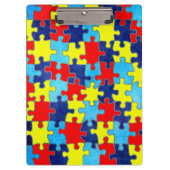Autism Awareness-Puzzle door Shirley Taylor Klembord (Voorkant)