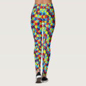 Autism Awareness-Puzzle door Shirley Taylor Leggings (Achterkant)