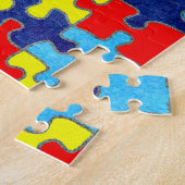 Autism Awareness-Puzzle door Shirley Taylor Legpuzzel (Zijkant)