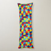 Autism Awareness-Puzzle door Shirley Taylor Lichaamskussen (Achterkant (Verticaal))