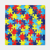 Autism Awareness-Puzzle door Shirley Taylor Magneet (Voorkant)
