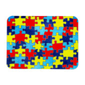 Autism Awareness-Puzzle door Shirley Taylor Magneet (Horizontaal)