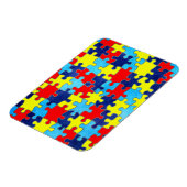 Autism Awareness-Puzzle door Shirley Taylor Magneet (Linkerzijde)