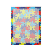 Autism Awareness-Puzzle door Shirley Taylor Notitieblok (Linkerzijde)