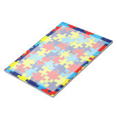 Autism Awareness-Puzzle door Shirley Taylor Notitieblok (Schuin)