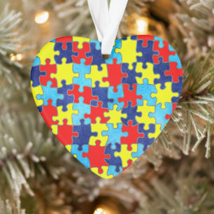 Autism Awareness-Puzzle door Shirley Taylor Ornament