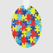 Autism Awareness-Puzzle door Shirley Taylor Ornament (voorkant)