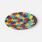 Autism Awareness-Puzzle door Shirley Taylor Papieren Bordje (Gekanteld)