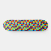 Autism Awareness-Puzzle door Shirley Taylor Persoonlijk Skateboard (Horizontaal)