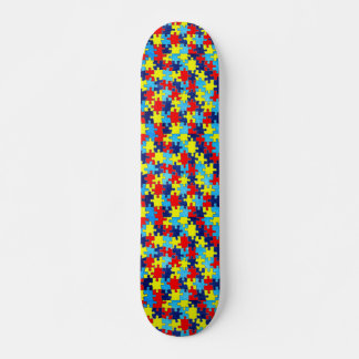 Autism Awareness-Puzzle door Shirley Taylor Persoonlijk Skateboard