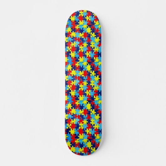Autism Awareness-Puzzle door Shirley Taylor Persoonlijk Skateboard (Voorkant)