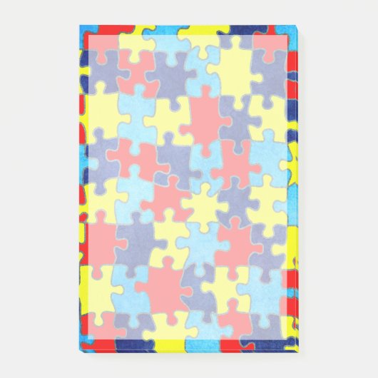 Autism Awareness-Puzzle door Shirley Taylor Post-it® Notes (Voorkant)