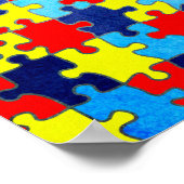 Autism Awareness-Puzzle door Shirley Taylor Poster (Hoek)