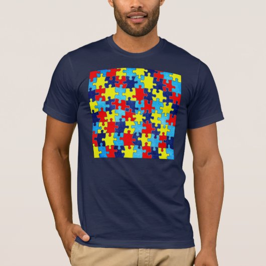 Autism Awareness-Puzzle door Shirley Taylor T-shirt (Voorkant)