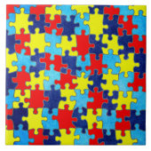 Autism Awareness-Puzzle door Shirley Taylor Tegeltje (Voorkant)