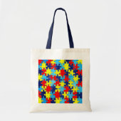 Autism Awareness-Puzzle door Shirley Taylor Tote Bag (Voorkant)