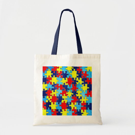 Autism Awareness-Puzzle door Shirley Taylor Tote Bag (Voorkant)