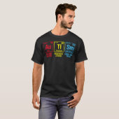 Autism Awareness Puzzle Piece Elements Periodic Au T-shirt (Voorkant volledig)