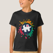 Autism Awareness Puzzle Piece Love Autistic Suppor T-shirt (Voorkant)