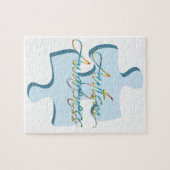 Autism Awareness Puzzle Piece Puzzle Legpuzzel (Horizontaal)