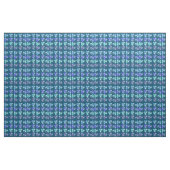 Autism Awareness Puzzle Piecks Blue Shades Stof (Fat Quarter)