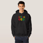 Autism Awareness Puzzle Ribbon Proud Autism Tio Hoodie (Voorkant volledig)
