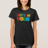 Autism Awareness Puzzle Ribbon Proud Autism Titi T-shirt (Voorkant)
