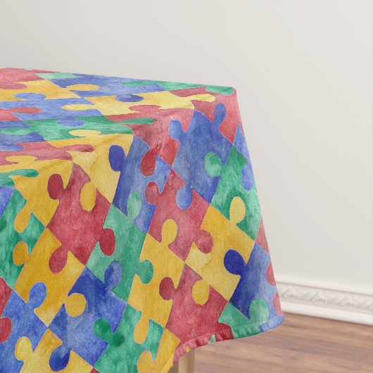 Autism Awareness puzzle tablecloth Tafelkleed (Voorbeeld)