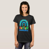 Autism Awareness  Rainbow Puzzle Autism Awareness  T-shirt (Voorkant volledig)