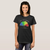 Autism Awareness Rainbow Tree Groeit uw bewustzijn T-shirt (Voorkant volledig)