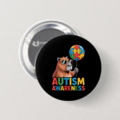 Autism awareness  ronde button 5,7 cm (Voorkant /achterkant)