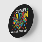 Autism awareness ronde klok (Hoek)