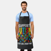 Autism awareness schort (Gedragen)