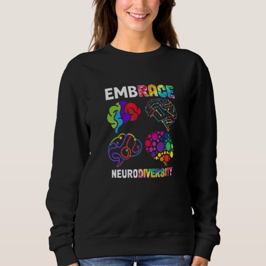 Autism Awareness Shirt Embrace Neurodiversity Gift (Voorkant)