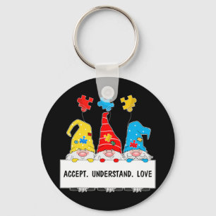 Autism Awareness shirten giften voor moeders, dads Sleutelhanger