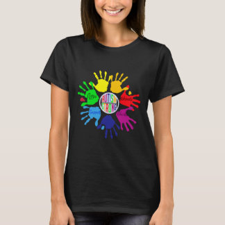 Autism Awareness Sign Language Hand Puzzle Support T-shirt
