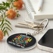 Autism awareness sleutelhanger (Voorkant Rechts)