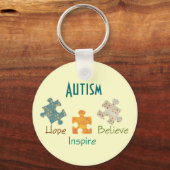 Autism Awareness Sleutelhanger (Voorkant)