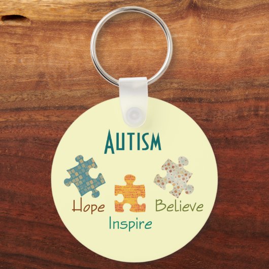 Autism Awareness Sleutelhanger (Voorkant)