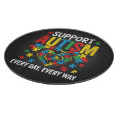 Autism awareness snijplank (Hoek)