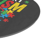 Autism awareness snijplank (Hoek)