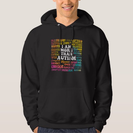 Autism Awareness Solidarity and Neurodiversity  3 Hoodie (Voorkant)