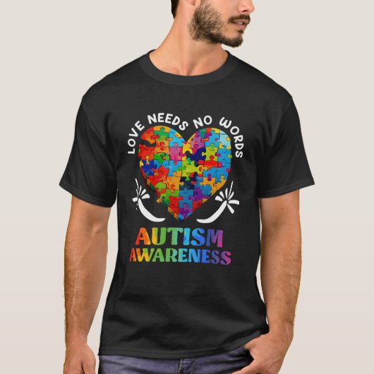Autism Awareness Solidarity and Neurodiversity T-shirt (Voorkant)
