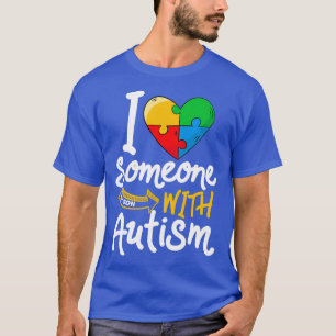 Autism Awareness Son Funny I love Iemand with Aut T-shirt