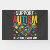 Autism awareness spandoek (Horizontaal)
