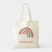 Autism Awareness special ed leraar radiate kindne Tote Bag (Achterkant)